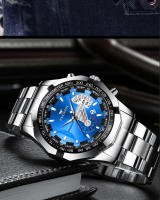 Reloj De Pulsera Deportivo De Lujo Para Hombre 2024 Marca Top Casual Militar Cuarzo Impermeable Acero Inoxidable Relogio Masculino - details 24
