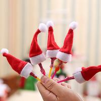10/20PCS Mini Sombrero De Santa Claus Lollipop Para Niños Regalos Decoración De Navidad Y Año Nuevo Adorno De Fiesta Para El Hogar 2024 - details 5