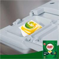 Fairy Original Todo En Uno - Pack de 6 Bolsas de 41 Cápsulas para Lavavajillas (246 Cápsulas) - Elimina Grasa y Resequedad, Detergente con Aroma Limpio y Fresco - details 1
