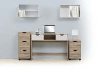 TORRE DE 2 PUERTAS CON RUEDAS EFECTO MADERA MARCA 5 FIVE - details 1