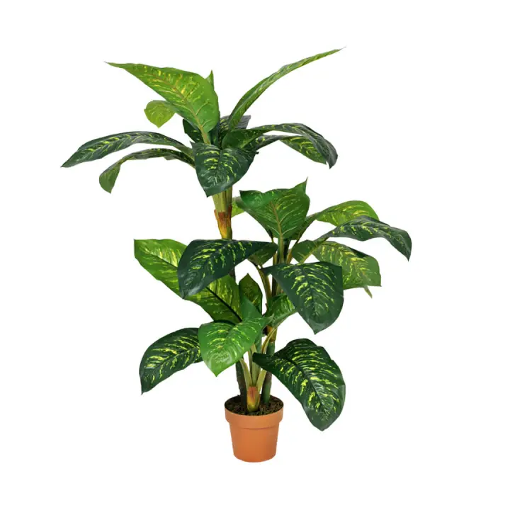 Nortene | Planta Artificial Calatea 135 Cm | Plantas Artificiales Realistas | Decoración Para Hogar Y Oficina | Planta Artificial Grande | Perfecta Para Ambientes Modernos - 1