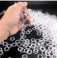 Anillos De Crochet Blancos De Plástico Para DIY 2cm O-Ring Para Accesorios De Bolsas De Punto Y Suministros De Artesanía 50/100/200/1000 Piezas - details 6