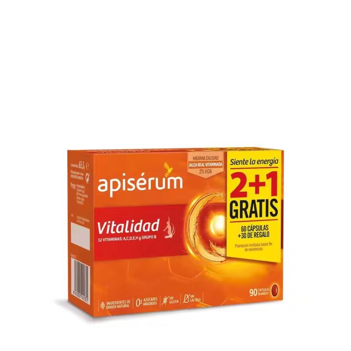 Apisérum vitalidad pack 3x30 cápsulas blandas - 1