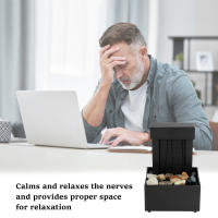 Decoración De Escritorio Con Fuente De Agua Y Luz Creativa Para Oficina Y Hogar Con Sonido Relajante De Agua Fluyendo Adorno Feng Shui - details 10