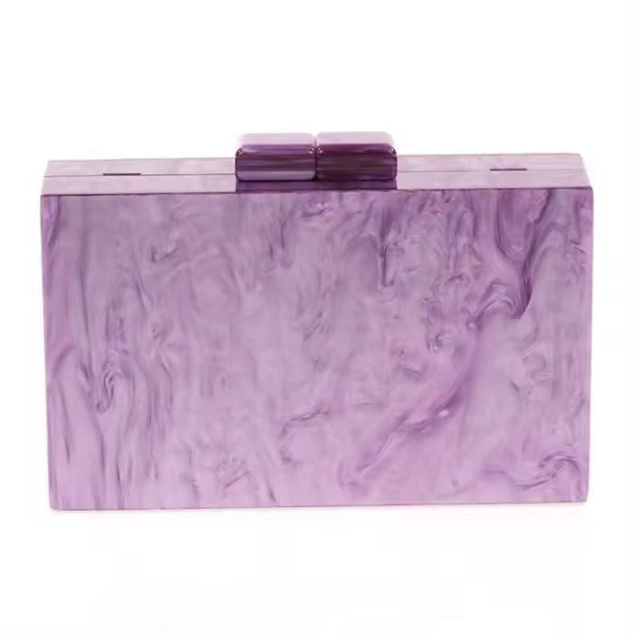 TEOVEL Bolso de Mano Clutch Nácar - 1