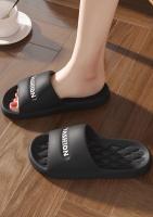 Zapatillas De Plataforma Gruesa Para Mujer Verano Playa EVA Suave Suela Antideslizante Para Interiores Baño Comodidad Casual - details 4