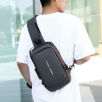 Bolso De Hombro Para Hombre Con USB Multifuncional Antirrobo Cruzado Viaje Sling Bolsa De Pecho Estilo Casual Tote Unisex - details 11