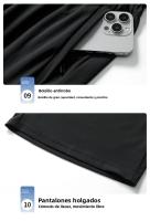 Camiseta Corta De Seda Hielo Para Hombre Alta Calidad Transpirable Conjunto De Deporte Al Aire Libre Cómodo Y Fresco Con Shorts De 5 Puntos - details 12