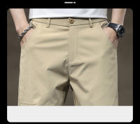 Pantalones Casuales Para Hombre Primavera Verano Mallas De Hielo Delgados Secado Rápido Estilo Clásico Trousers Moda Masculina - details 15