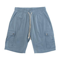 Pantalones cortos de trabajo multibolsillos estilo americano para hombre, informales, ajustados, con cordón, de verano - details 13