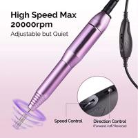 Mini Máquina De Pulir Uñas Recargable Portátil USB Con Kit De Uñas De Acrílico Herramienta Profesional Para Manicura Y Pedicura - details 8
