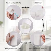 Mini humidificador portátil de 5,12 * 3 pulgadas, humidificador de escritorio pequeño de 400 millas con luz de 7 colores, dos modos, apagado automático, humidificador personal USB ultra silencioso, adecuado para dormitorio, automóvil, oficina, viajes - details 2