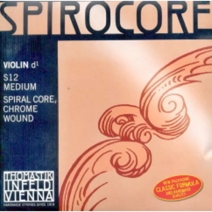 CUERDA VIOLIN-Thomastik (Spirocore/S12) (Metal/Cromo) 3ª Medium Violin 4/4 - 1