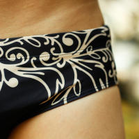 Bragas Sexys De Natación Estampadas Tiras De Estiramiento Trousers De Playa Deportivos Para Hombres Verano Push-up Con Relleno - details 5