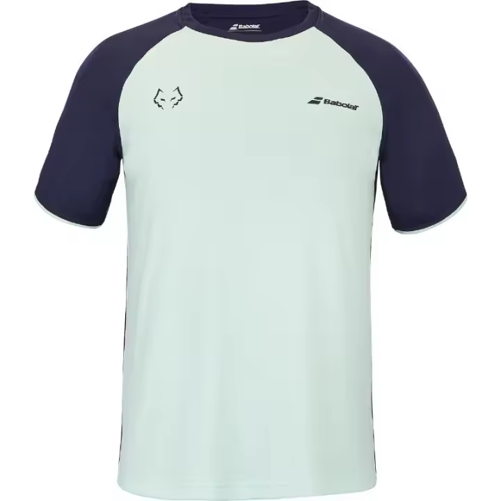 Camiseta Babolat Juan Lebron Verde Azul - 1