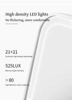 Espejo De Maquillaje Plegable Con Luz LED Tricolor USB Para Baño Y Mesa De Vestir Iluminación Dimmable Para Belleza - details 5