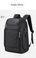 Bolsa De Negocios Multifuncional Impermeable Con Cerradura Antirrobo Transpirable Mochila Con Carga USB Gran Capacidad Para Viajes - details 19