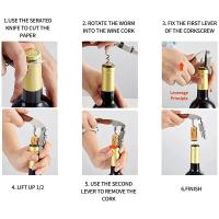 Herramienta Multifuncional De Acero Inoxidable Creativa Abridor De Botellas De Cerveza Abridor De Botellas De Vino Y Abridor De Botellas De Vino Tinto - details 5