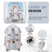 Likros-mochila de viaje para ordenador portátil para mujer, bolsa de equipaje de mano aprobada por la aerolínea, Ryanair-Easyjet  40x20x25 Easyjet 45x36x20 - details 3