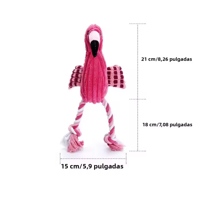 Juguetes De Peluche Para Perros Forma Animal Sonidos Squeaky Resistentes Mordedor Para Pequeños Y Grandes Perros Y Puppies Accesorios Para Mascotas - 1