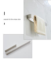 Anillo Para Toalla De Mano Adhesivo De Acero Inoxidable Negro Mate Soporte Para Toalla De Cocina Y Baño Instalación Sobre Pared - details 3