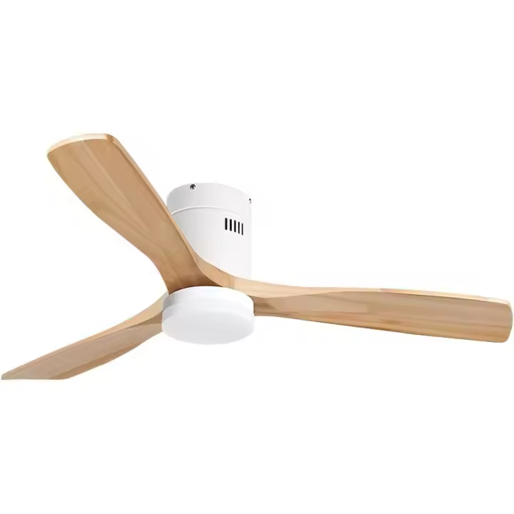 LEDME Ventilador de Techo Led Energy 58W Blanco con Mando a Distancia, Motor DC 40W+Luz Led 18W, 6 Velocidades, Función Verano-invierno, Temporizador - 1
