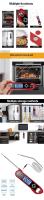 Termómetro Digital Para Cocina Y Barbacoa Con Pantalla LCD Giratoria Alarma Y Lectura Rápida Doble-Probe Impermeable - details 1