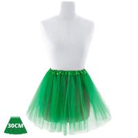 Festëën® Falda elástica verde esmeralda - Tutú  Talla adulto (40cm) e infantil (30cm)  Complemento fiesta, carnaval, halloween - Festëën® - details 0