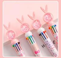 4pcs Rotulador De Punto De Sello 0.5mm De Colores Kawaii Para Niñas Con Orejas De Conejo Rosa Estudiantes Suministros Escolares Y De Oficina Coreanas De Estación De Trabajo - details 7