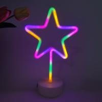 Luz De Neón LED Decorativa Para Escritorio Regalo De Halloween Lámpara De Mesa Para Fiesta Creación De Ambiente De Habitación Powered by USB O Baterías - details 5