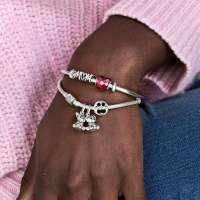 Charm de Pandora Huella de Perro en Plata de Primera Ley - details 5