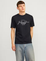 Jack & Jones Hombre Pack 2 Camisetas de Algodón, Mod JWHFERRIS TEE SS CREW NECK Logo estampado REF 287695 - details 15