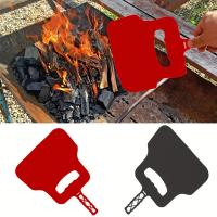 Abanico De Mano Para Barbacoa Portátil Asistente De Cocina Al Aire Libre Ventilador Manual Para Barbacoa Con Carbón Medio Plástico - details 1