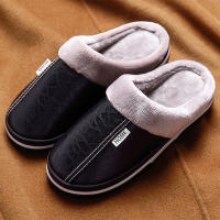 Zapatillas De Casa Para Hombre Antideslizantes Y Repelentes De Agua Suaves Y Adecuadas Para El Invierno Zapatos De Interior - details 11
