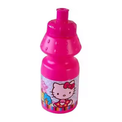Cantimplora Hello Kitty Deportiva - Rosa - Ideal para Deporte - 1