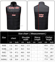 Chaqueta Calentada Por USB Para Hombres Y Mujeres Chaqueta Calefactora De 13 Áreas Vestido Térmico Invierno Para Motocicleta Camping Lavable - details 0