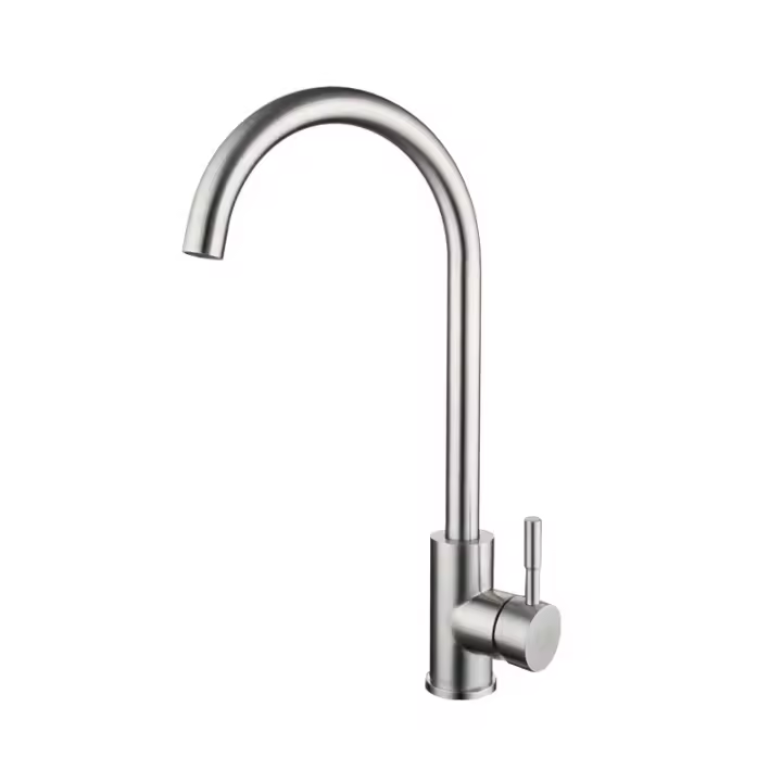 Nuevo Grifo Negro 304 Maple inoxidable Cocina fregadero giratorio fregadero 7 caracter - 1