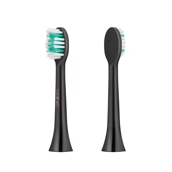 Cabezales de cepillo de dientes medianos Teesa SONIC BLACK - 1