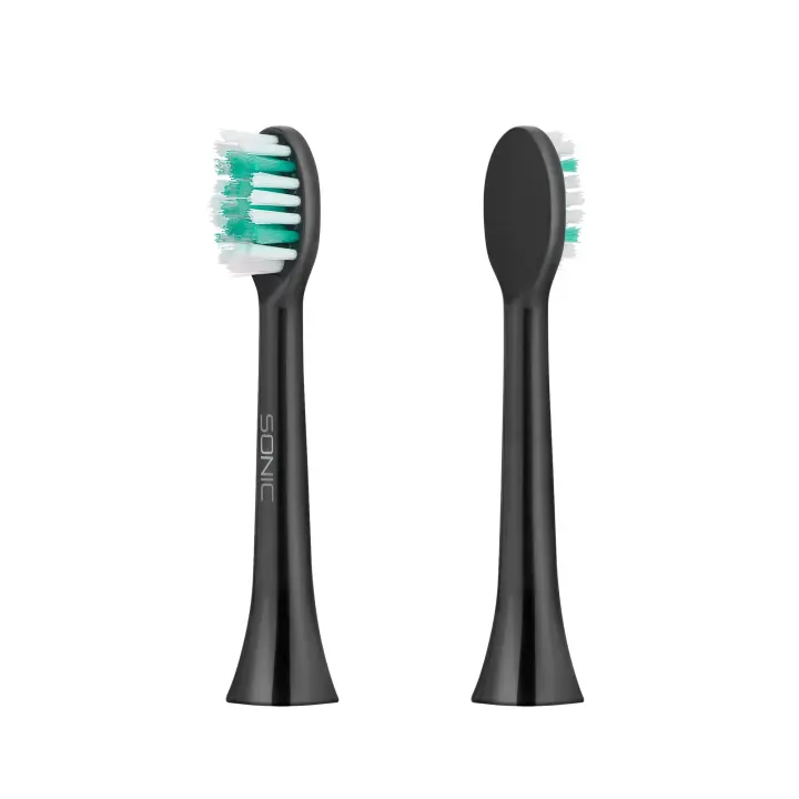 Cabezales de cepillo de dientes medianos Teesa SONIC BLACK - 1