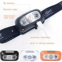 Linterna Frontal LED Mini Recargable Para Camping Pesca Y Deporte Foco Potente Lámpara Torcha Portátil Con Ángulo De Haz De 360° - details 3