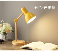 Lámpara De Escritorio Creativa Nórdica Con Cabeza Giratoria De Madera LED Protección Ocular Para Lectura Y Dormitorio - details 7