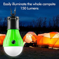 Piezas Luces de Camping Luces LED para Tienda de campaña with Clips de mosquetón Mini Lintera para Acampar at Aire Libre - details 0
