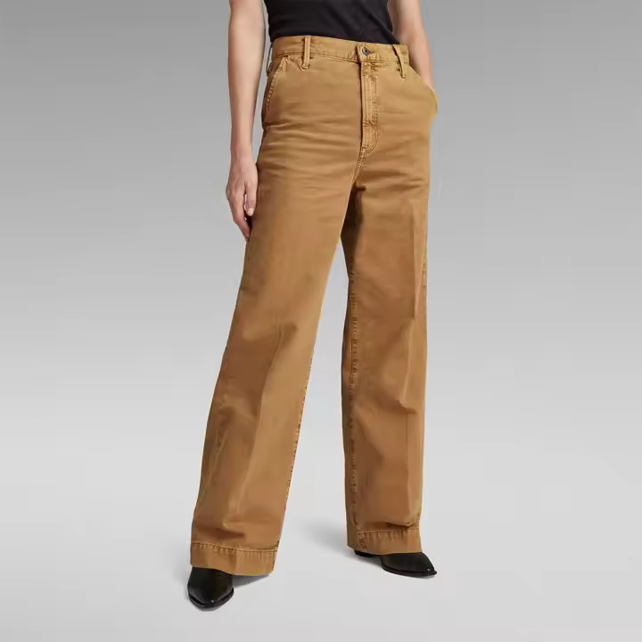 Ropa mujer Pantalones G-star Vaqueros Deck 20 Marrón - 1