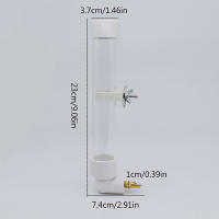 Botella De Agua Automática Para Perros Y Gatos 130ml Accesorios Para Jaulas De Conejos Y Chinchillas Colgante Y Anti Desbordamiento - details 5
