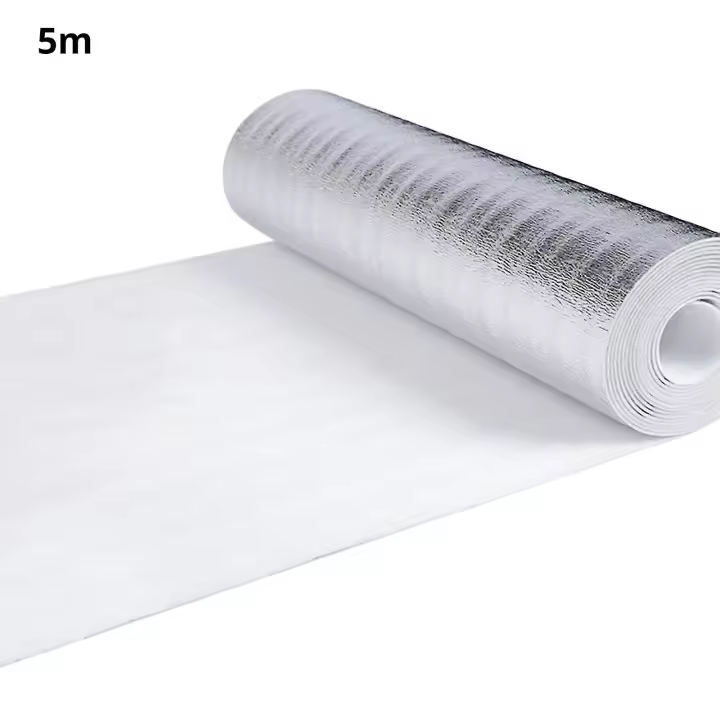 Película reflectante para radiador, 10 m x 0,5 m x 3 mm, lámina de aluminio, aislamiento térmico, decoración del hogar, película aislante reflectante. - 1