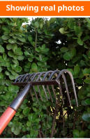 Rake Multifuncional De Acero Mángano Resistente Y Duradero Para Jardín Herramienta Agrícola Con Mango De Madera Outil De Jardinage - details 9