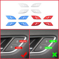 Pegatinas Para Botón De Cerradura De Puerta Audi A3 8V 2013-2019 Protector De Marco De Accesorios 4 Piezas/set - details 0