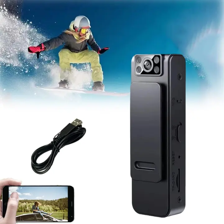 2023 New HD 1080P Noise Reduction Camera, Convenient Back Clip Night Vision Recorder (Basic Version) - 1