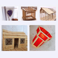 10PCS/Lot Madera De Bambú Para Modelos DIY Material Para Fabricación De Luces Y Adornos Hechos a Mano De Mobiliario - details 3