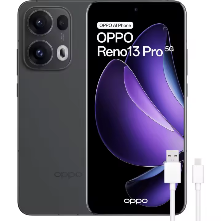 OPPO Reno13 Pro 5G - Smartphone Libre con IA, 12GB + 512GB, Pantalla AMOLED 6.83" Gris - 1